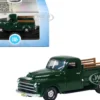 1948 Dodge B 1B Pickup Truck Dark Green 1/87 HO Scale Diecast Model Car Oxford Diecast 87DP48002
