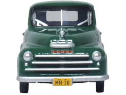 1948 Dodge B 1B Pickup Truck Green Railway Express Agency 1/87 (HO) Scale Diecast Model Car Oxford Diecast 87DP48004