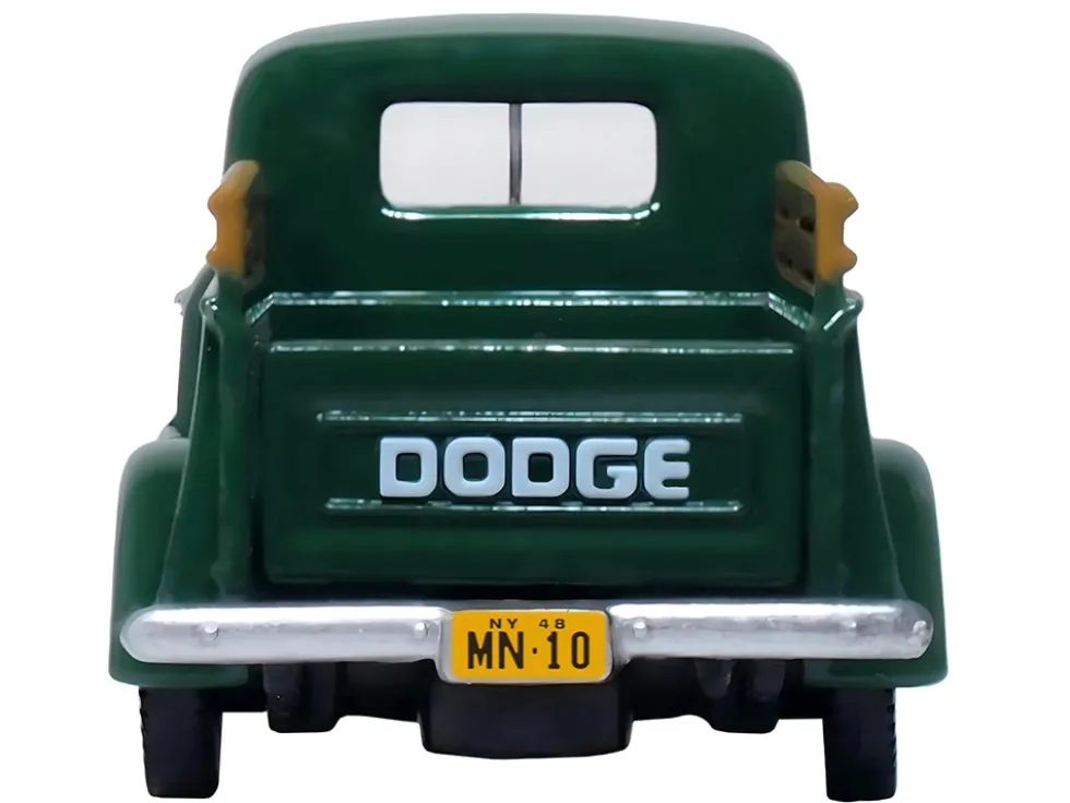 1948 Dodge B 1B Pickup Truck Green Railway Express Agency 1/87 (HO) Scale Diecast Model Car Oxford Diecast 87DP48004