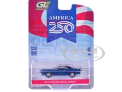 1970 Dodge Challenger Blue with Black Top 