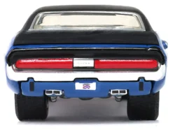 1970 Dodge Challenger Blue with Black Top 