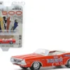 1971 Dodge Challenger Convertible Official Pace Car Orange 55th Indianapolis 500 Mile Race Hobby Exclusive 1/64 Diecast Model Car Greenlight 30144