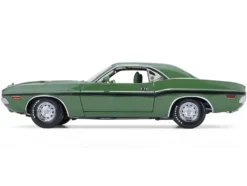 1970 Dodge Challenger R/T Hemi F8 Green with Black Stripes and Green Interior "Mr. Norm's Challenger" 1/18 Diecast Model Car by Greenlight