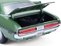 1970 Dodge Challenger R/T Hemi F8 Green with Black Stripes and Green Interior 