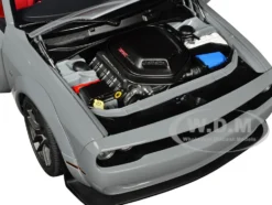 2022 Dodge Challenger R T Scat Pack Widebody Smoke Show Gray 1/18 Model Car Autoart 71774