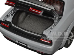 2022 Dodge Challenger R T Scat Pack Widebody Smoke Show Gray 1/18 Model Car Autoart 71774