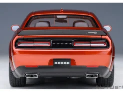2022 Dodge Challenger R T Scat Pack Widebody Sinamon Stick Orange 1/18 Model Car Autoart 71773