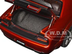 2022 Dodge Challenger R T Scat Pack Widebody Sinamon Stick Orange 1/18 Model Car Autoart 71773