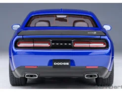 2022 Dodge Challenger R T Scat Pack Widebody Indigo Blue 1/18 Model Car Autoart 71772