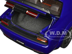 2022 Dodge Challenger R T Scat Pack Widebody Indigo Blue 1/18 Model Car Autoart 71772