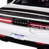 2018 Dodge Challenger SRT Hellcat Widebody White Black Hood 1/24 Diecast Model Car Motormax 79350