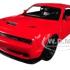 2018 Dodge Challenger SRT Hellcat Widebody Red 1/24 Diecast Model Car Motormax 79350