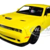 2018 Dodge Challenger SRT Hellcat Widebody Yellow 1/24 Diecast Model Car Motormax 79350