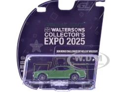 2020 Dodge Challenger SRT Hellcat Widebody F8 Green Metallic with Black Indiana Stripes "2025 Greenlight Waltersons Collector's Expo Exclusive" 1/64 Diecast Model Car by Greenlight