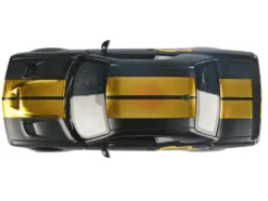 2018 Dodge Challenger SRT Hellcat Widebody Matt Black with Gold Stripes and Graphics 