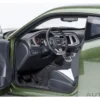 2022 Dodge Challenger SRT Jailbreak F8 Green with Carbon Stripes 1/18 Model Car by Autoart