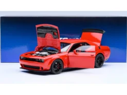 2022 Dodge Challenger SRT Jailbreak Torred with Red Interior 1/18 Model Car by Autoart