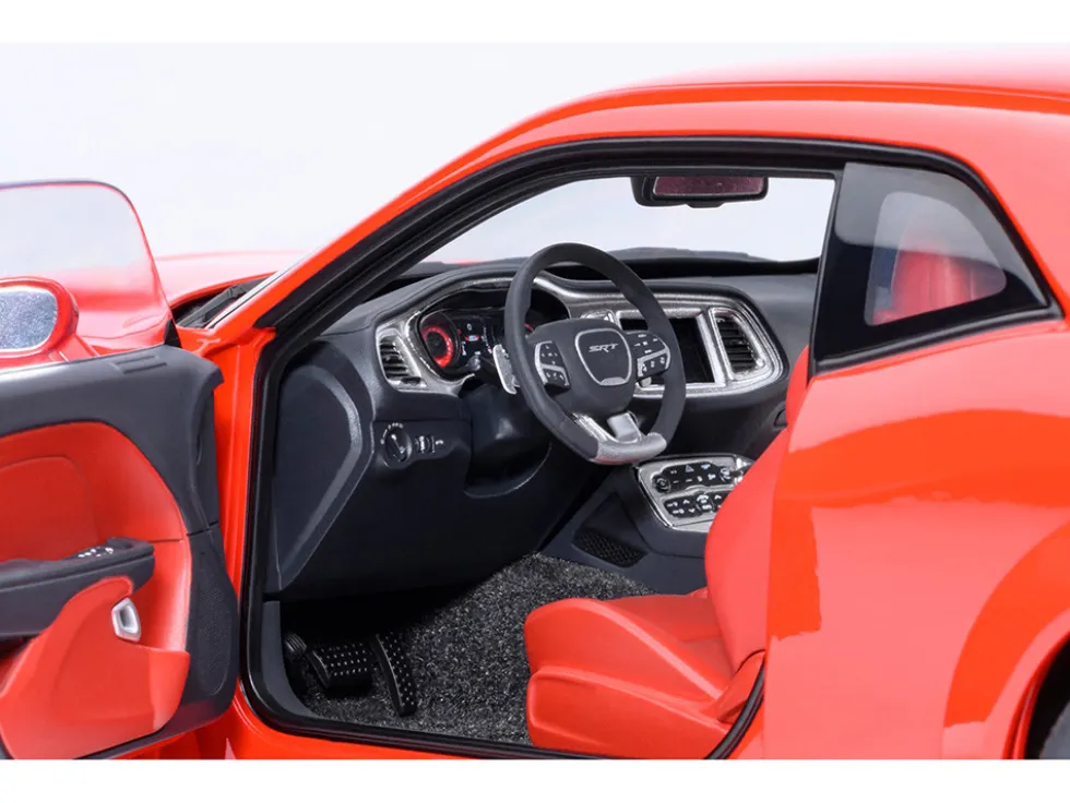 2022 Dodge Challenger SRT Jailbreak Torred with Red Interior 1/18 Model Car by Autoart