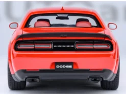 2022 Dodge Challenger SRT Jailbreak Torred with Red Interior 1/18 Model Car by Autoart