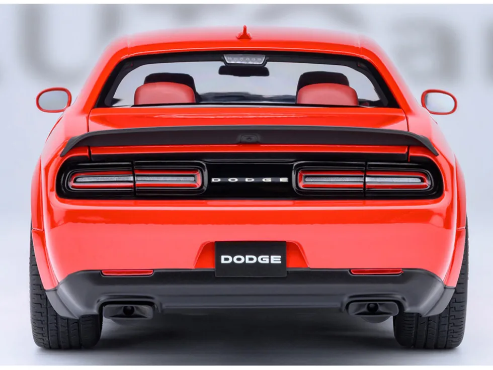 2022 Dodge Challenger SRT Jailbreak Torred with Red Interior 1/18 Model Car by Autoart