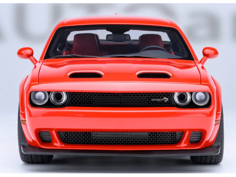 2022 Dodge Challenger SRT Jailbreak Torred with Red Interior 1/18 Model Car by Autoart