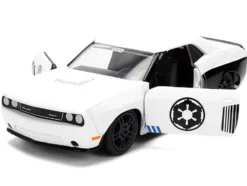 2012 Dodge Challenger SRT8 "Stormtrooper" Livery White with Graphics "Star Wars" Franchise "Hollywood Rides" Series 1/32 Diecast Model Car by Jada