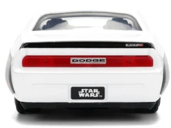 2012 Dodge Challenger SRT8 "Stormtrooper" Livery White with Graphics "Star Wars" Franchise "Hollywood Rides" Series 1/32 Diecast Model Car by Jada