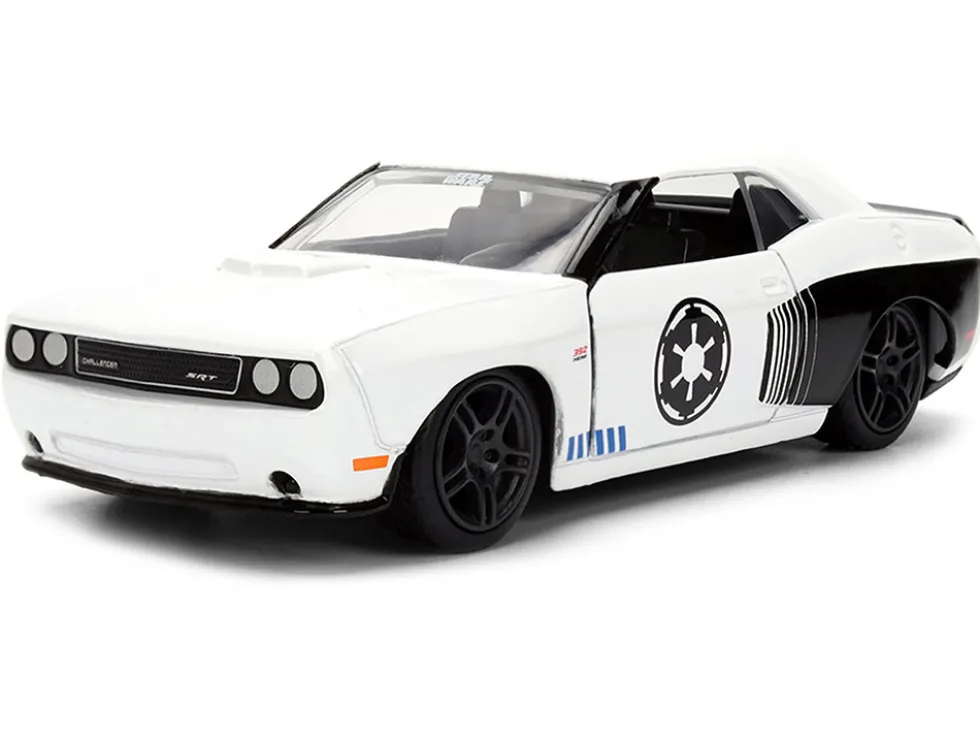 2012 Dodge Challenger SRT8 "Stormtrooper" Livery White with Graphics "Star Wars" Franchise "Hollywood Rides" Series 1/32 Diecast Model Car by Jada