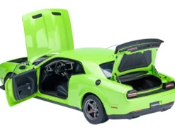 2023 Dodge Challenger SRT Super Stock Sublime Green 1/18 Model Car by Autoart
