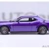 2023 Dodge Challenger SRT Super Stock Plum Crazy Purple 1/18 Model Car by Autoart