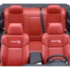 2023 Dodge Challenger SRT Super Stock Pitch Black with Red Interior 1/18 Model Car by Autoart
