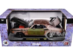 1970 Dodge Challenger T/A Rusted Limited Edition to 4050 pieces Worldwide 1/24 Diecast Model Car by M2 Machines