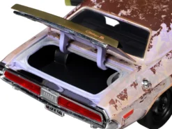 1970 Dodge Challenger T/A Rusted Limited Edition to 4050 pieces Worldwide 1/24 Diecast Model Car by M2 Machines