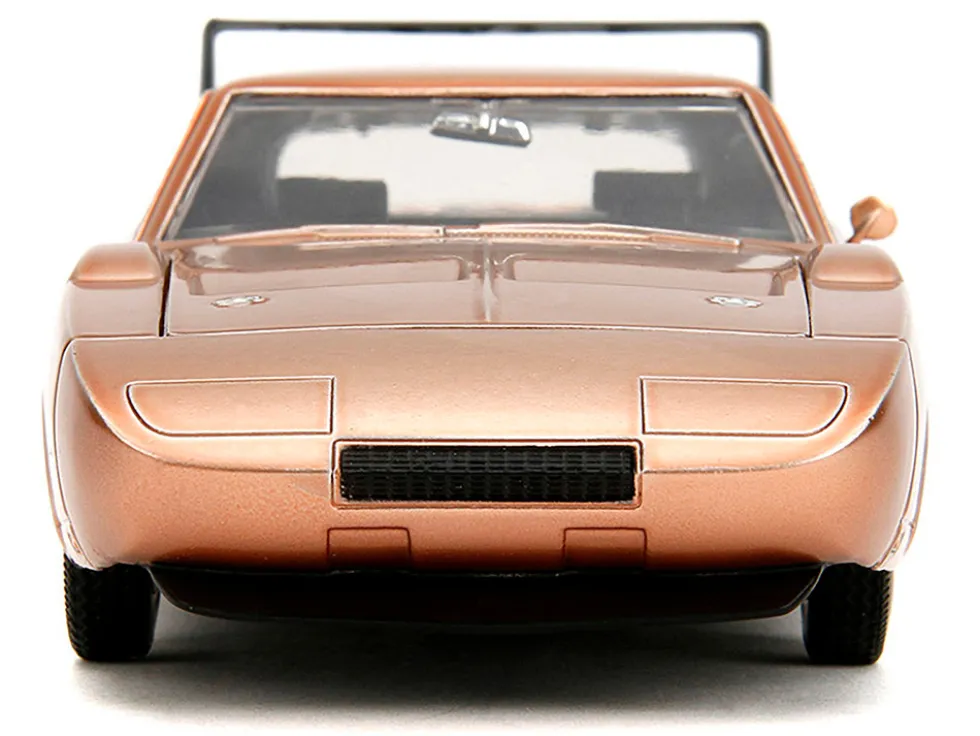 1969 Dodge Charger Daytona Bronze Metallic with Black Tail Stripe "Bigtime Muscle" Series 1/24 Diecast Model Car by Jada