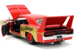 1969 Dodge Charger Daytona #33 Red and Gold Metallic with Graphics