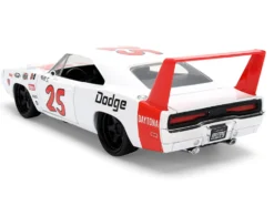 1969 Dodge Charger Daytona #25 White with Red Stripes 