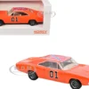1969 Dodge Charger #01 "General Lee" Orange 1/43 Diecast Model Car by Norev