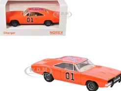 1969 Dodge Charger #01 "General Lee" Orange 1/43 Diecast Model Car by Norev