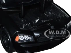 2006 Dodge Charger Matt Black Outer Cage Fast & Furious Movie 1/24 Diecast Model Car Jada 2006 Dodge Charger Matt Black Outer Cage Fast & Furious Movie 1/24 Diecast Model Car Jada 33373