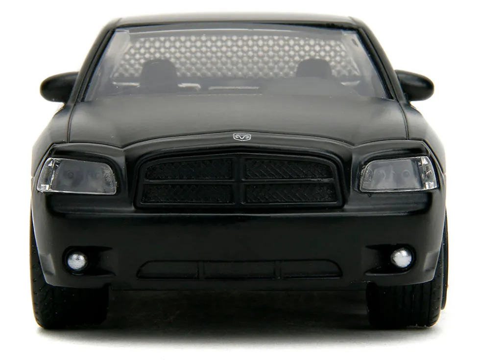 2006 Dodge Charger Matt Black with Outer Cage Fast & Furious Series 1/32 Diecast Model Car Jada 33374