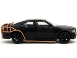 2006 Dodge Charger Matt Black with Outer Cage Fast & Furious Series 1/32 Diecast Model Car Jada 33374