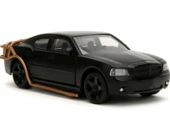 2006 Dodge Charger Matt Black with Outer Cage Fast & Furious Series 1/32 Diecast Model Car Jada 33374