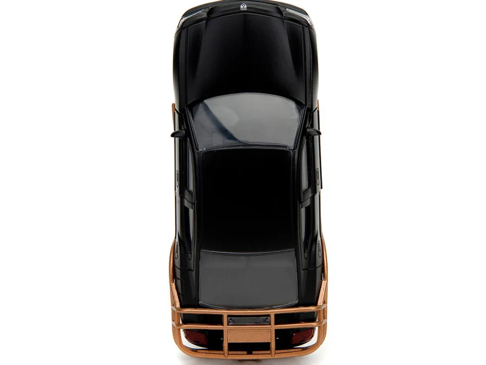 2006 Dodge Charger Matt Black with Outer Cage Fast & Furious Series 1/32 Diecast Model Car Jada 33374