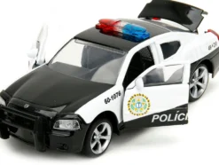 2006 Dodge Charger Police Black and White Policia Civil Fast & Furious Series 1/32 Diecast Model Car by Jada 33666