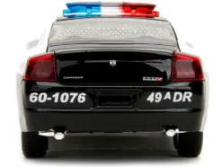 2006 Dodge Charger Police Black and White Policia Civil Fast & Furious Series 1/32 Diecast Model Car by Jada 33666
