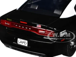 2011 Dodge Charger Pursuit LAPD Los Angeles Police Department Car 1/24 Diecast Car Model Motormax 76947