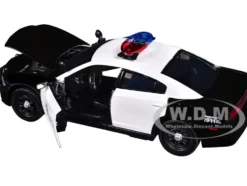 2011 Dodge Charger Pursuit LAPD Los Angeles Police Department Car 1/24 Diecast Car Model Motormax 76947