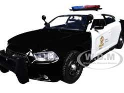2011 Dodge Charger Pursuit LAPD Los Angeles Police Department Car 1/24 Diecast Car Model Motormax 76947