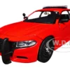2023 Dodge Charger Pursuit Police Car Red "Law Enforcement and Public Service" Series 1/24 Diecast Model Car by Motormax