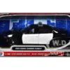 2023 Dodge Charger Pursuit Police Car Black and White "Law Enforcement and Public Service" Series 1/24 Diecast Model Car by Motormax